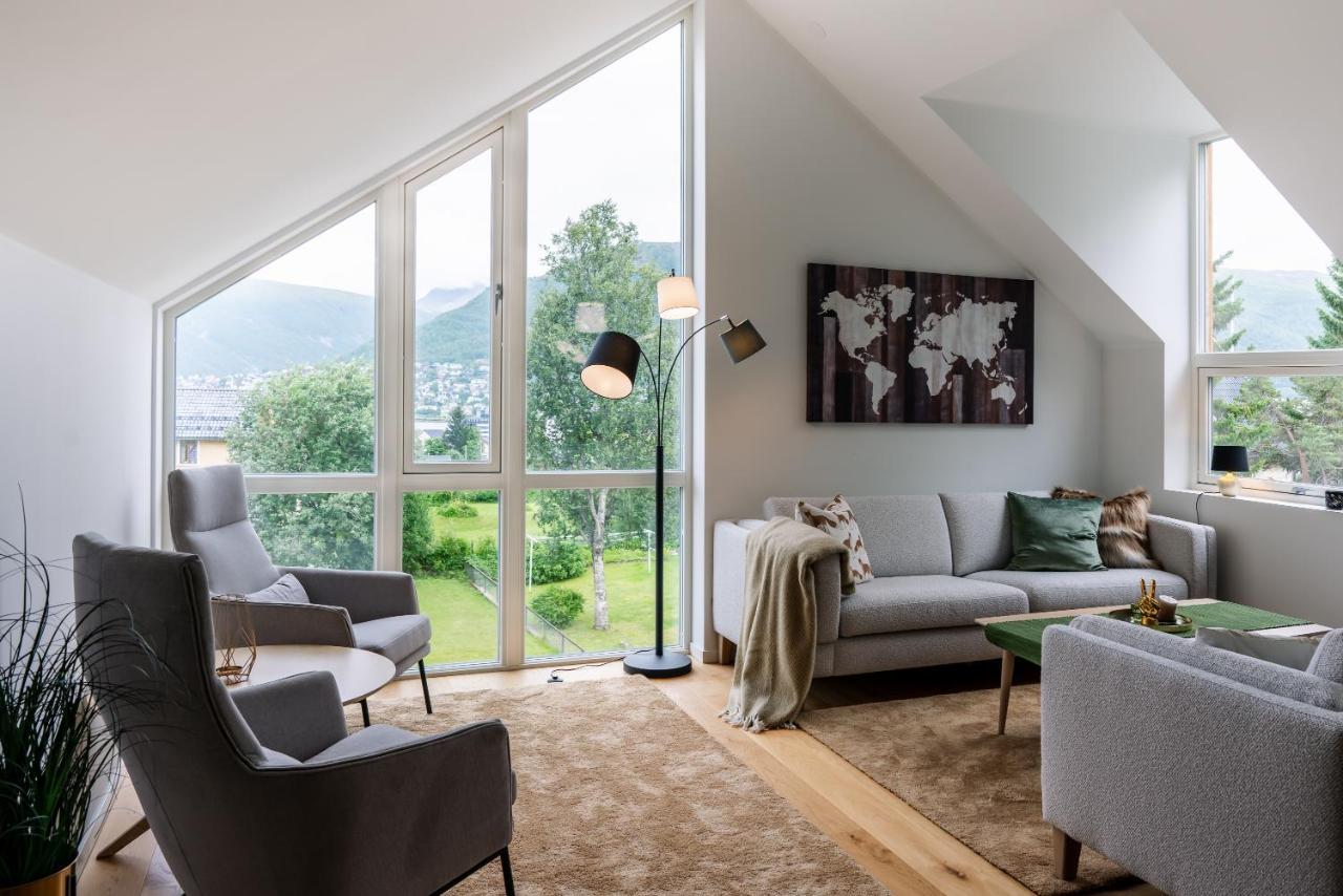 Modern Villas In Plush Town Tromso Bagian luar foto