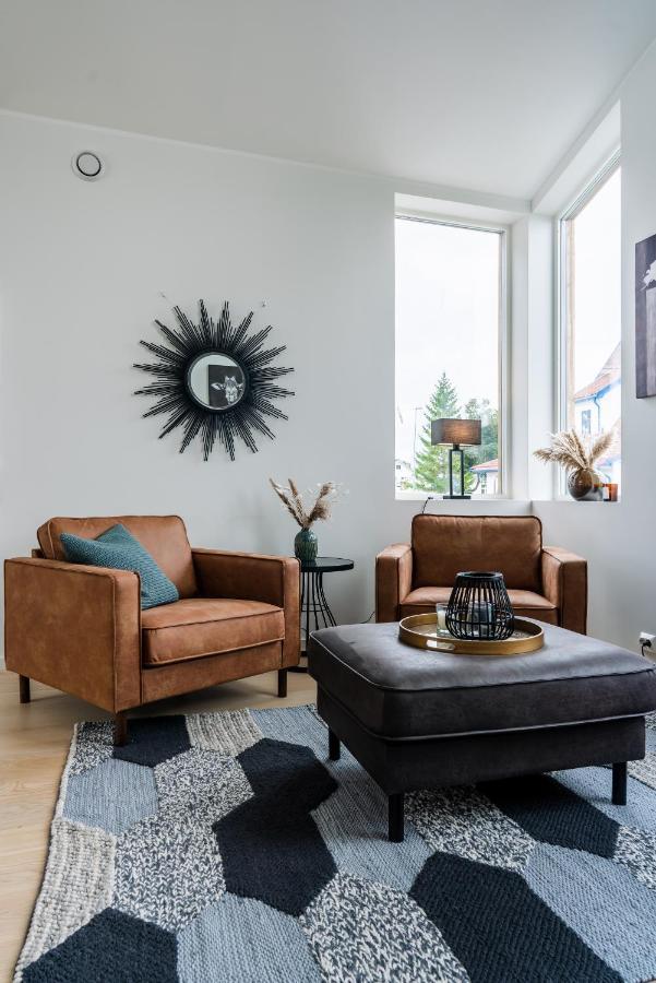 Modern Villas In Plush Town Tromso Bagian luar foto
