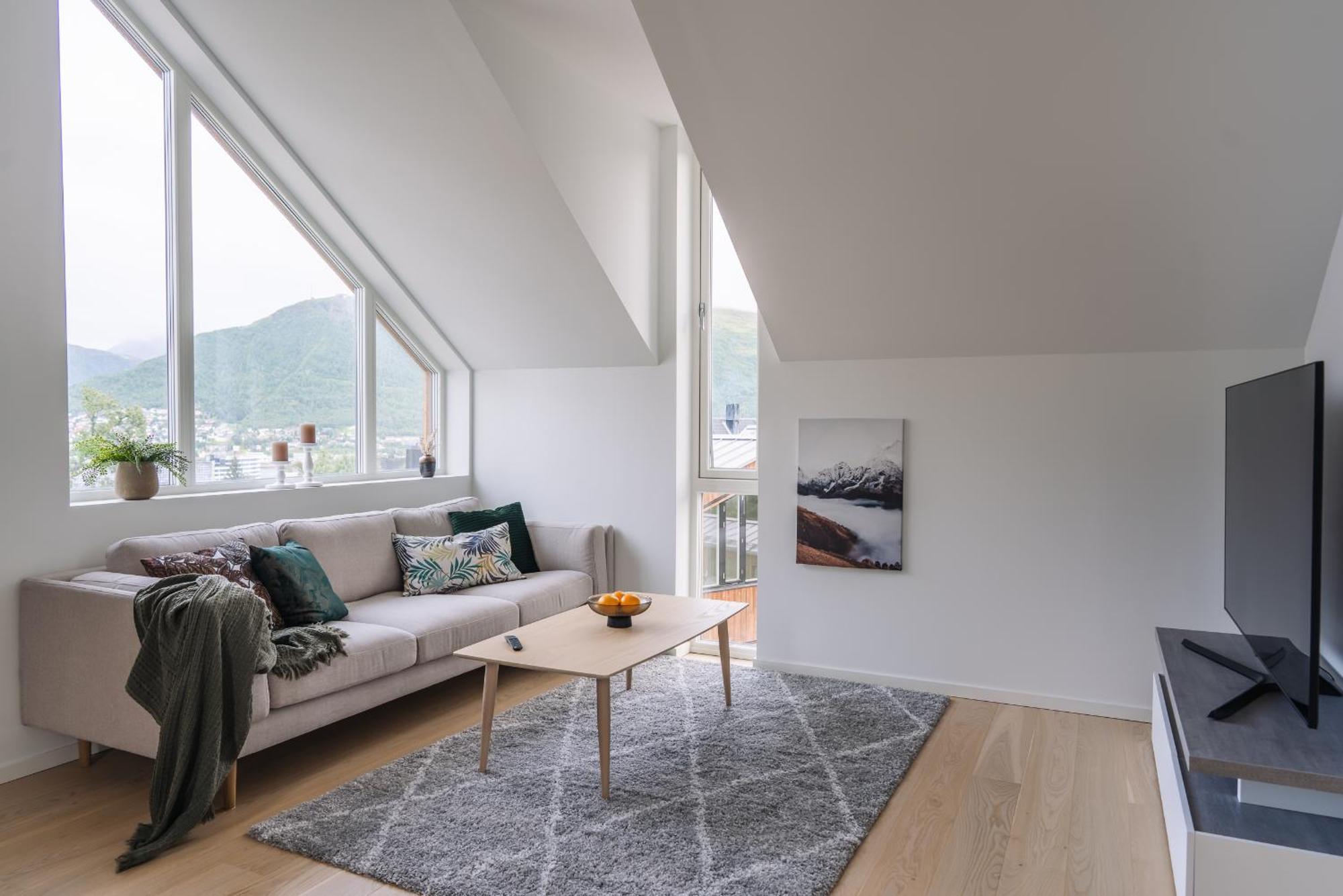 Modern Villas In Plush Town Tromso Bagian luar foto